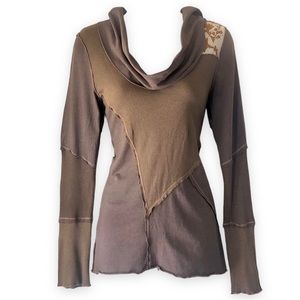 [Anthropologie][TINY] ‘Pieces of Fall’ Patchwork Cowl Neck